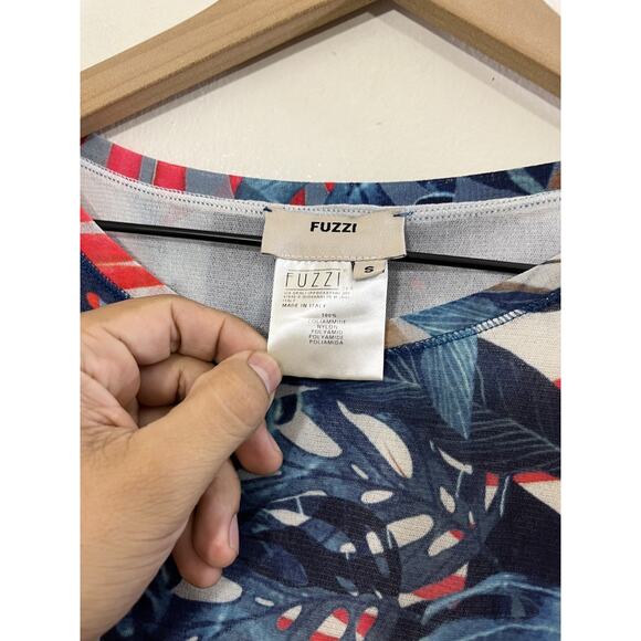 Fuzzi Jean Paul Gaultier Y2K 90s Mesh Top S Italy Maximalist Art Luxury Tropical - Picture 4 of 14